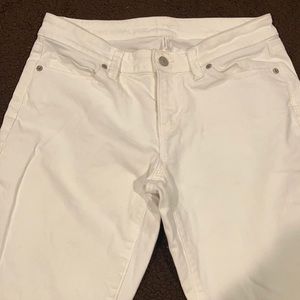 Loft Curvy White Jeans Sz 26/2